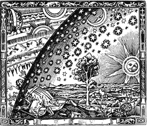 Mankind Breaking Through The Clouds of Heaven and Recognition of New Spheres (Camille Flammarion)